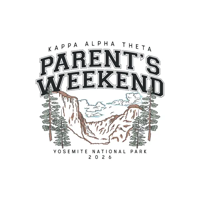 Kappa Alpha Theta Yosemite Scene Parent's Weekend Crewneck