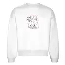 Pi Beta Phi Sweet Cat Illustration Mom's Day Crewneck 2