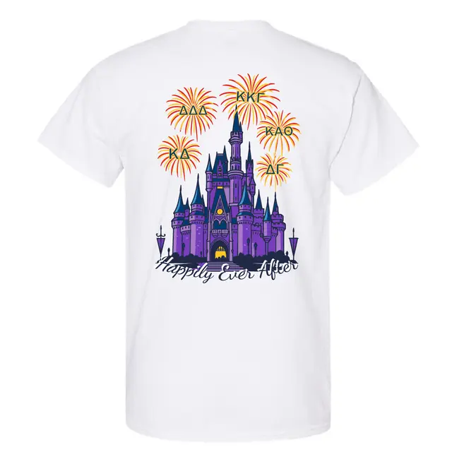 National Panhellenic Conference Castle Fireworks PR Shirt 2