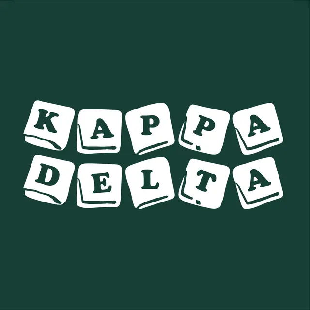 Kappa Delta Block Letter Text PR Shirt
