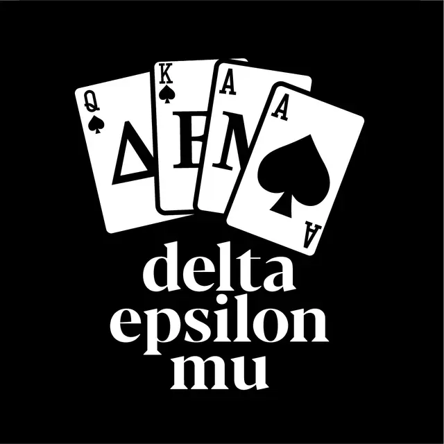 Delta Epsilon Mu Playing Cards PR Hoodie