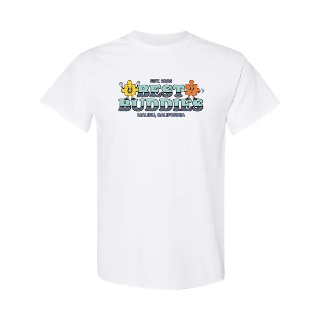 Best Buddies Cartoon Puzzle Characters PR Shirt 2
