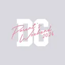 Delta Gamma Script Text on Block Letters Parent's Weekend Shirt