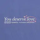 Alpha Chi Omega Heart Outline Text Philanthropy Sweater