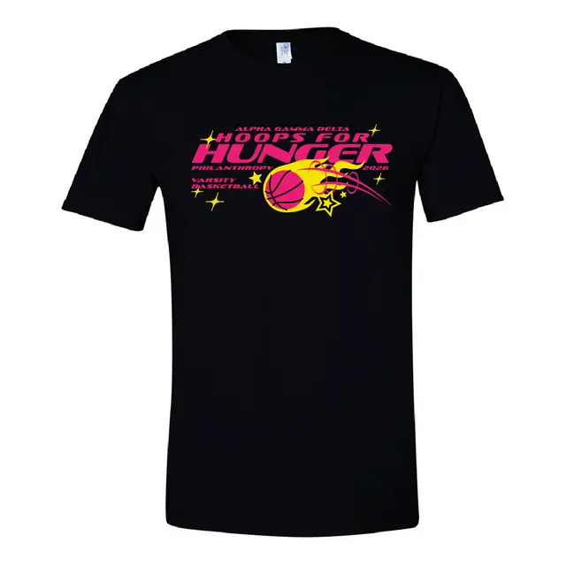 Alpha Gamma Delta Dynamic Basketball Graphic Philanthropy Shirt 2