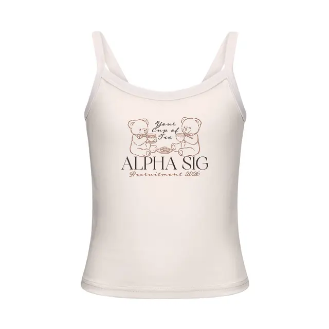 Alpha Sigma Alpha Adorable Teddy Bears Rush Tank 2