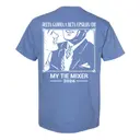 Cheerful Couple Illustration Date Party Shirt 2