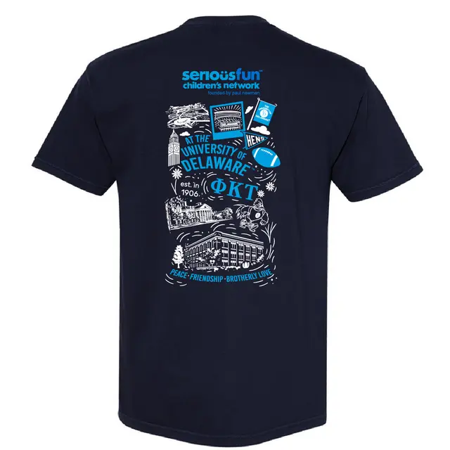 Phi Kappa Tau Illustrated Delaware Campus PR Shirt 2