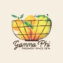 Gamma Phi Beta Fruit Basket Illustration PR Hoodie