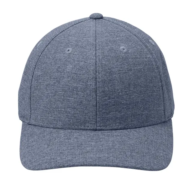 Port Authority Flexfit 110 ® Performance Snapback Cap c301 Heather True Navy Front