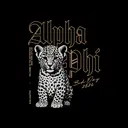 Alpha Phi Leopard Cub Graphic Bid Day Shirt