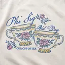 Phi Sigma Sigma Floral Teacups Bid Day Tank