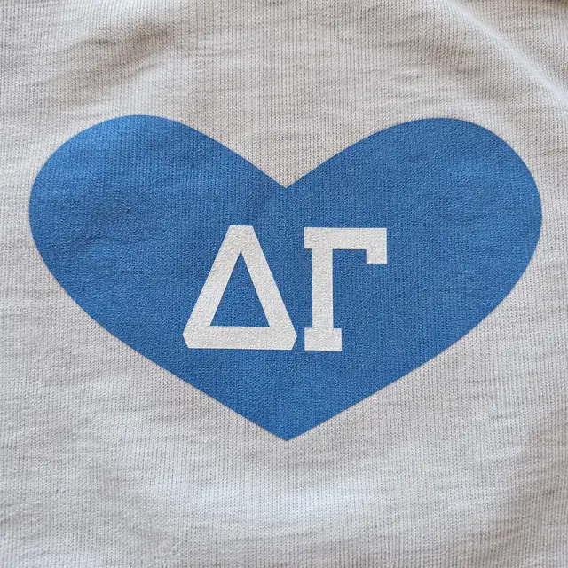 Delta Gamma Heart Illustration PR Hoodie