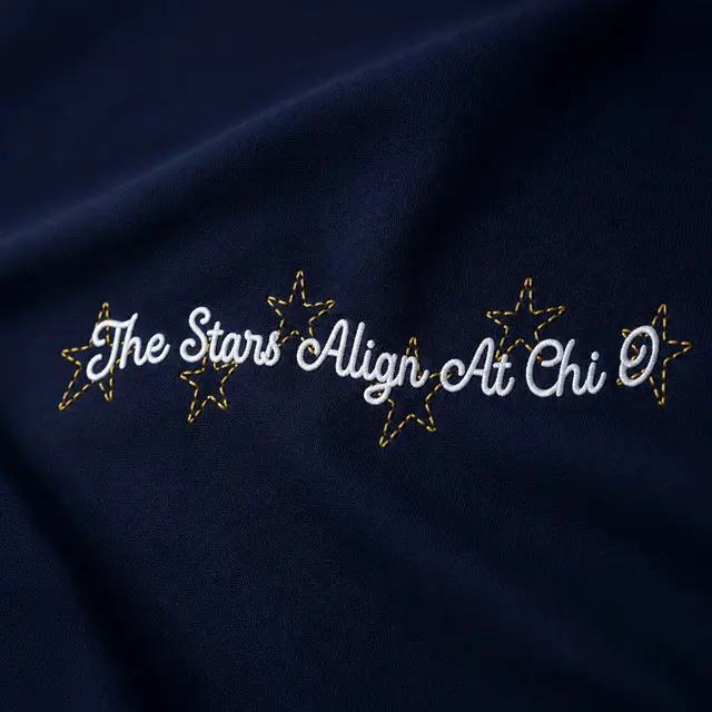 Chi Omega Stars at Night Rush Tank