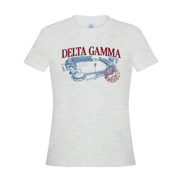 Delta Gamma Stadium Illustration Game Day Shirt 2