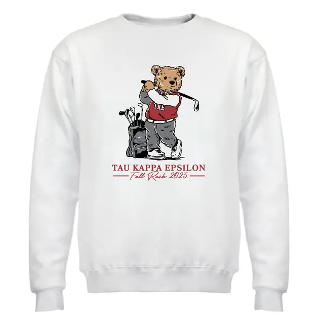 Tau Kappa Epsilon Golf Bear Fall Rush Sweater 2