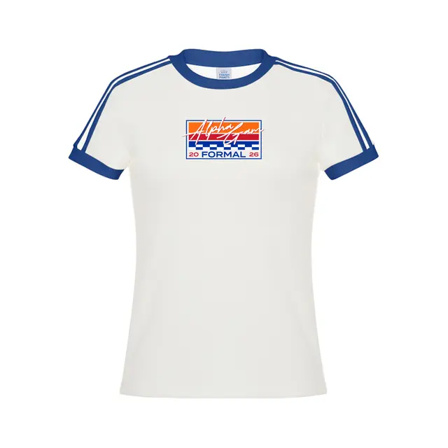 Alpha Gamma Delta Checker Pattern Color Block Formal Shirt 2