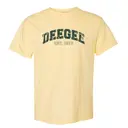 Delta Gamma Distressed Block Texts with Scales Pattern PR Shirt 2