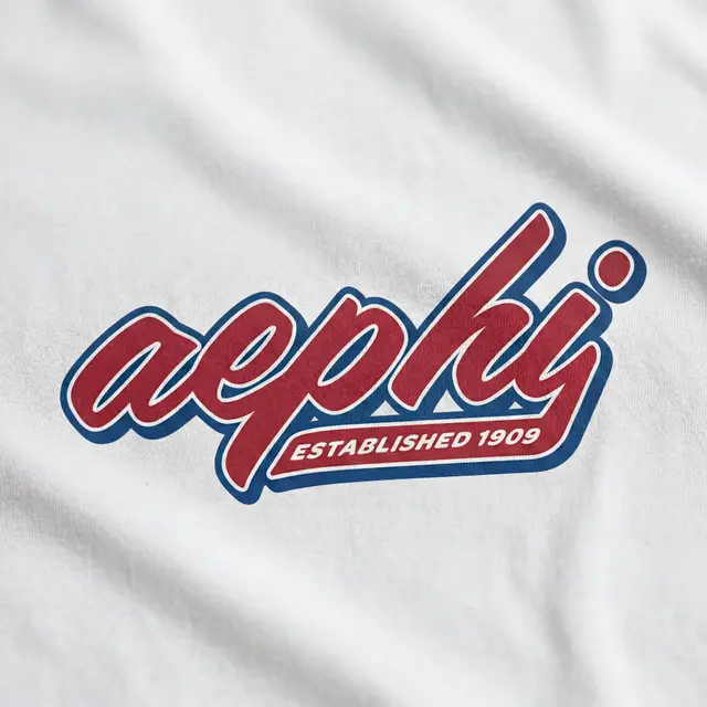 Alpha Epsilon Phi Flowing Script PR Shirt