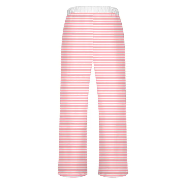 Fresh Prints San Diego Graphic Heavyweight Sweatpants Blush White Stripe Back