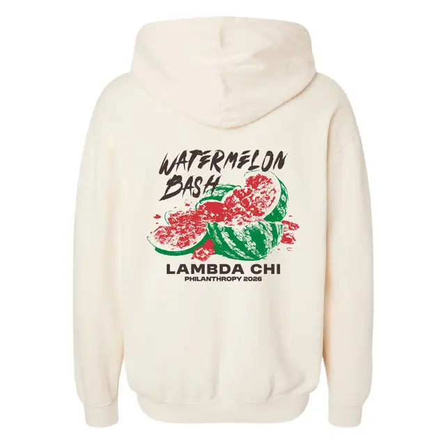 Lambda Chi Alpha Watermelon Graphic Philanthropy Hoodie 2