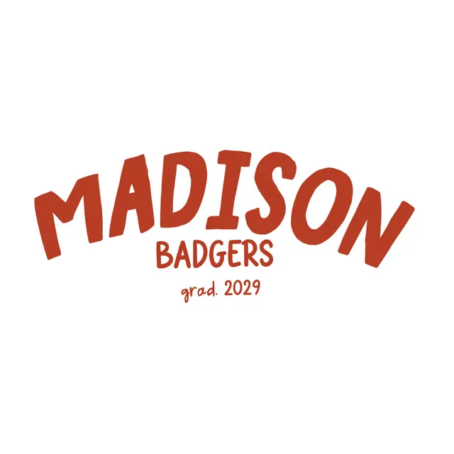 Madison Badgers Bold Text PR Hoodie