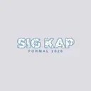 Sigma Kappa Floral Pattern Lettering Formal Crewneck