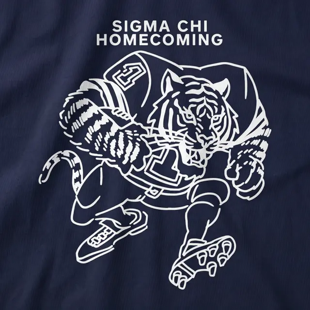 Sigma Chi Fierce Tiger Graphic Homecoming Crewneck