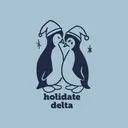 Delta Delta Delta Penguin Holiday Party Crewneck
