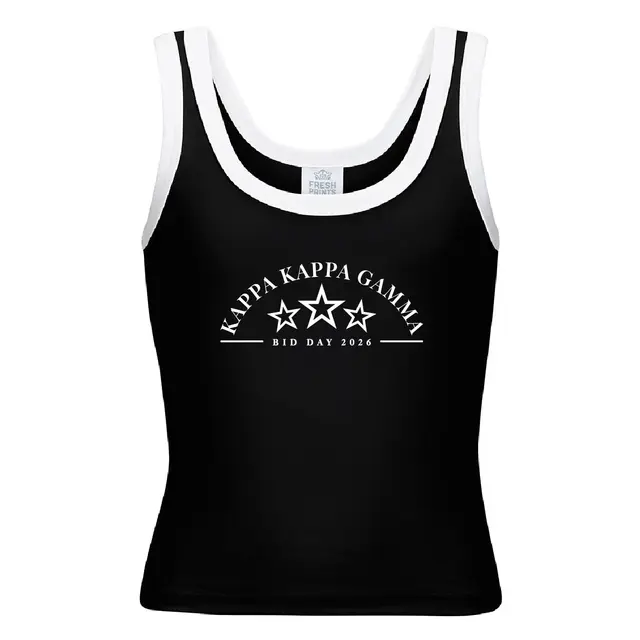 Kappa Kappa Gamma Star Trio Bid Day Tank 2