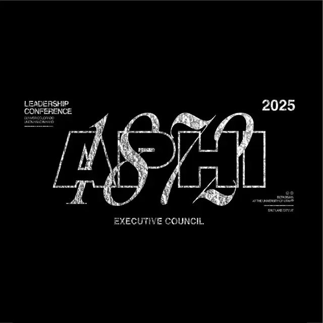 Alpha Phi Bold Lettering Executive Council Crewneck