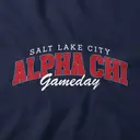 Alpha Chi Omega Block Lettering Game Day Hoodie