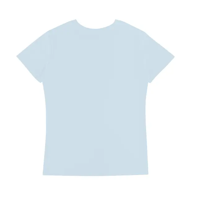 Fresh Prints Bella Lounge Shirt Baby Blue mto Back