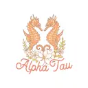 Alpha Sigma Tau Seahorses and Floral PR Shirt