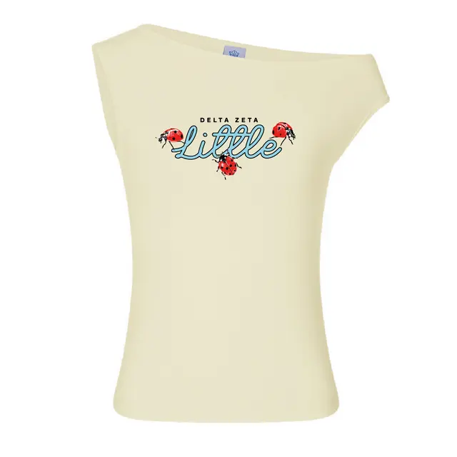 Delta Zeta Ladybug Illustration Big Little Reveal Tank 2