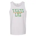 Theta Chi Leafy Block Lettering Spring Break Tank 2