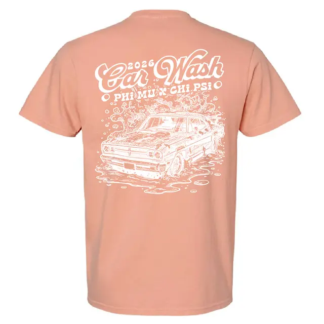Phi Mu Classic Car Graphic Philanthropy Shirt 2