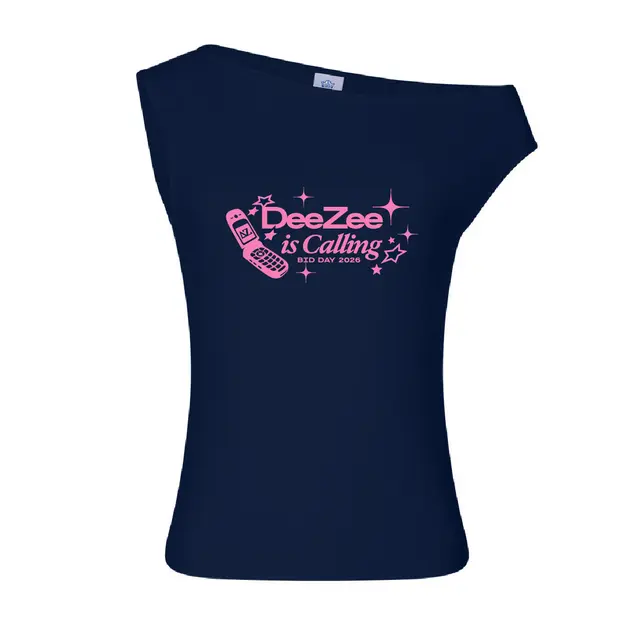 Delta Zeta Cellphone Illustration Rush Bid Tank 2