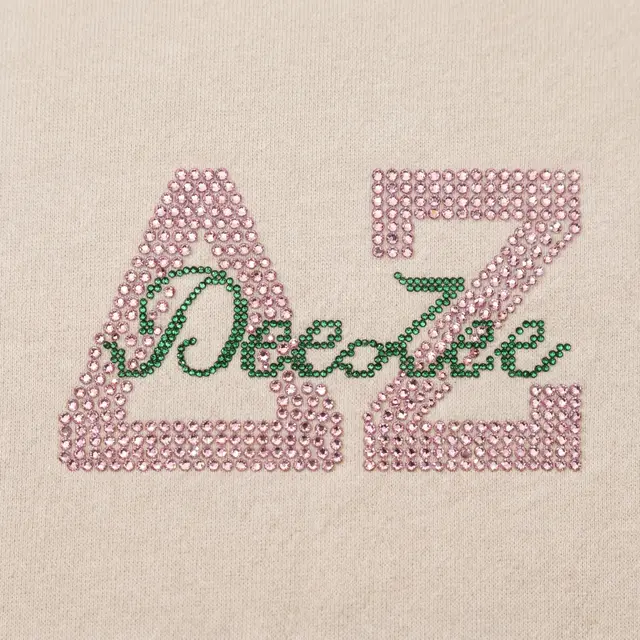 Delta Zeta Triangle Dot Pattern Script PR Shirt