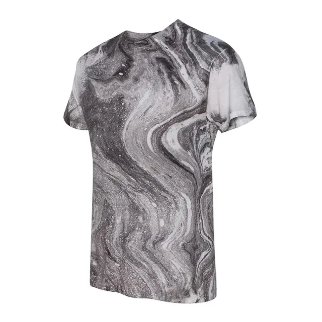 Dyenomite Marble Tie Dye T-Shirt 200mr Black Left