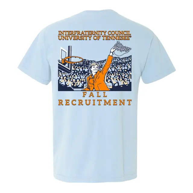 Interfraternity Council Excited Coach Illustration Fall Recruitment Shirt 2