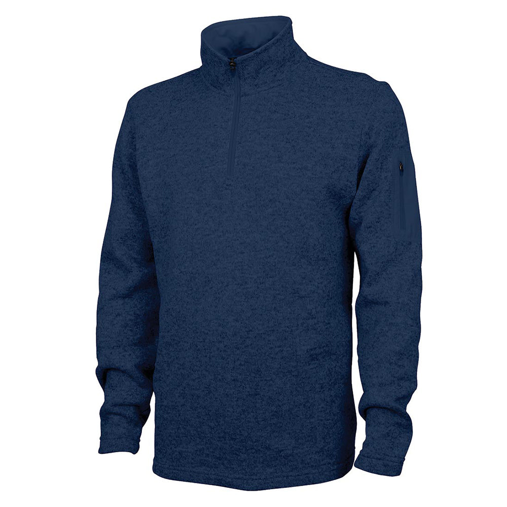 Charles River Men's Heathered Fleece Pullover | Fresh Prints