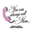 Sigma Kappa Phone Illustration Parent's Weekend Hoodie