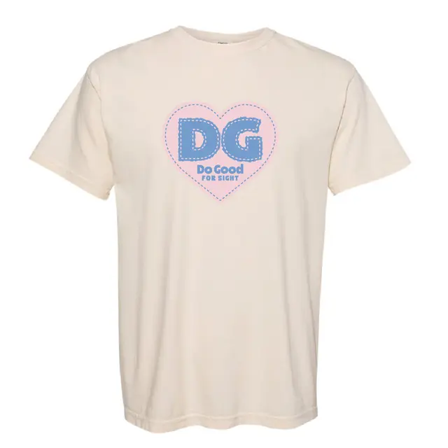 Delta Gamma Heart Stitch Lettering Philanthropy Shirt 2
