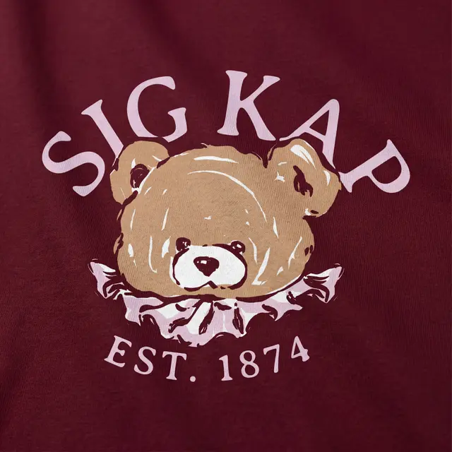 Sigma Kappa Hand Drawn Bear Rush Shorts