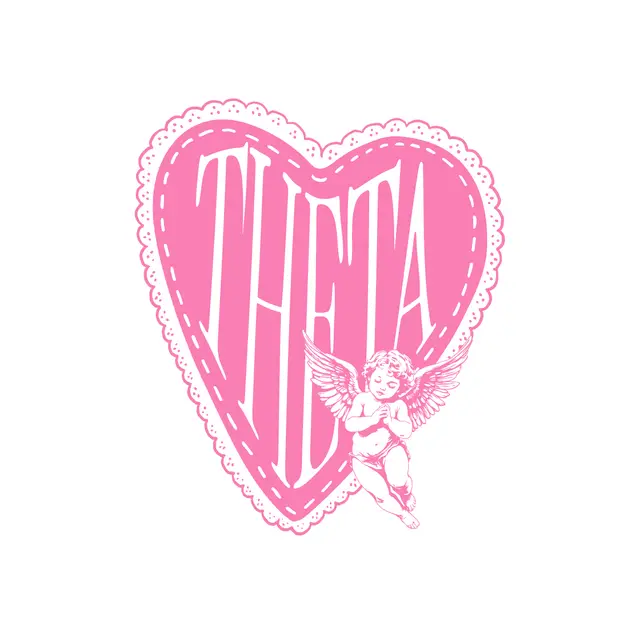 Kappa Alpha Theta Angel Heart Design PR Shirt
