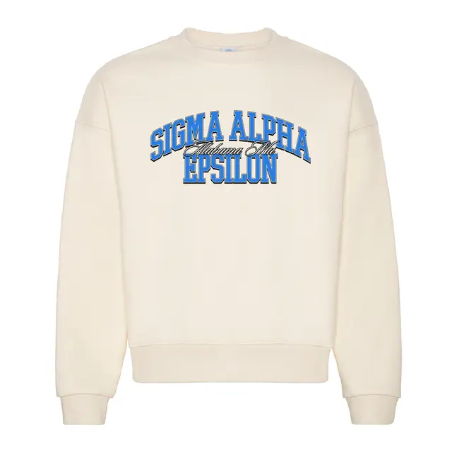 Sigma Alpha Epsilon Block Lettering Game Day Crewneck 2