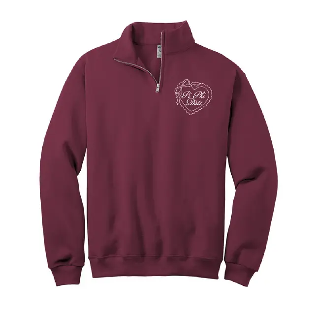 Pi Beta Phi Heart Stitch Date Party Sweater 2