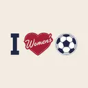 Women's Soccer Heart Graphic PR Sweater