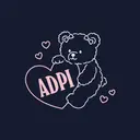 Alpha Delta Pi Adorable Teddy Bear PR Shirt